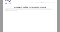 Desktop Screenshot of cxo-network.com